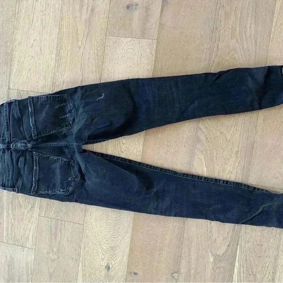 agolde distressed jeans black size 24 - Picture 7 of 8